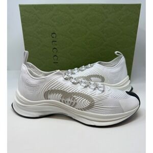 Gucci Run Sneaker White/Grey/Black Size 13 US 12 Gucci